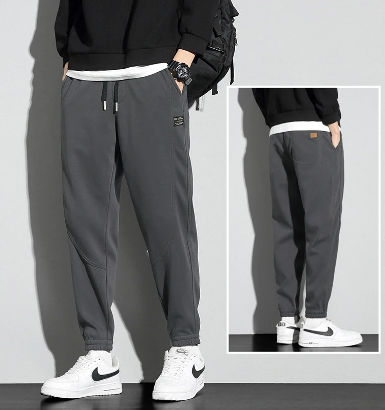Men's Workwear Pants Durable Dirt-resistant Construction Site Casual Sports Trousers Spring Autumn Winter Low Stretch Youth T...
