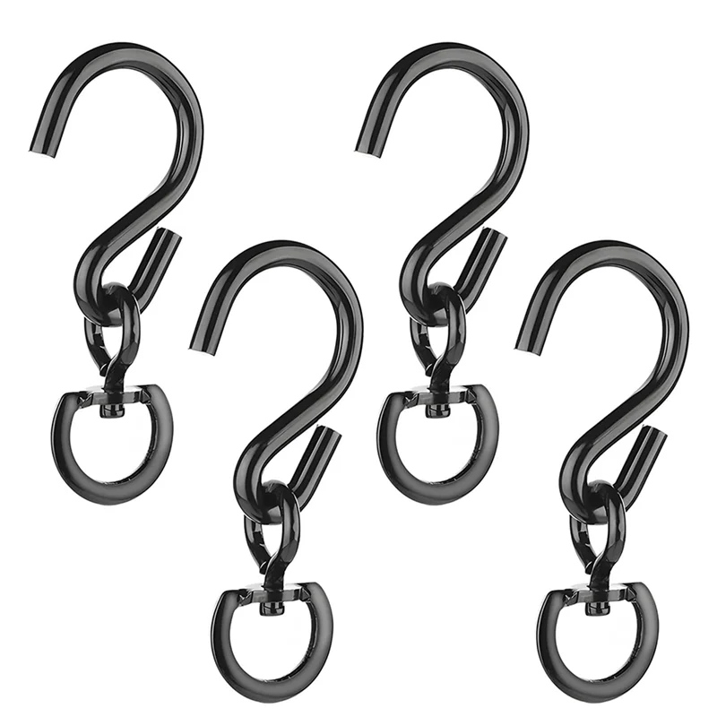 

AT29-12 Pcs Swivel Plant Hanger Pots Hooks Heavy Duty Hanging Plant Hook 360 Degrees Swivel Metal Hooks For Indoor Outdoor
