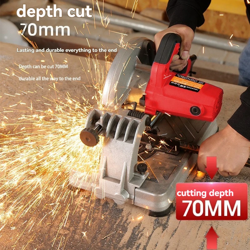 220V Multifunctional Electric Cutter Desktop Mini electric table saw for cutting metal, wood, and plastic