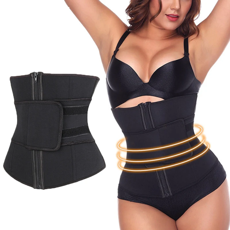 

Women Waist Trainer Shapers Support Trimmer Tummy Slimming Belt Shapewear Waist Trainer Corset Sweat Belt Women Weight Loss