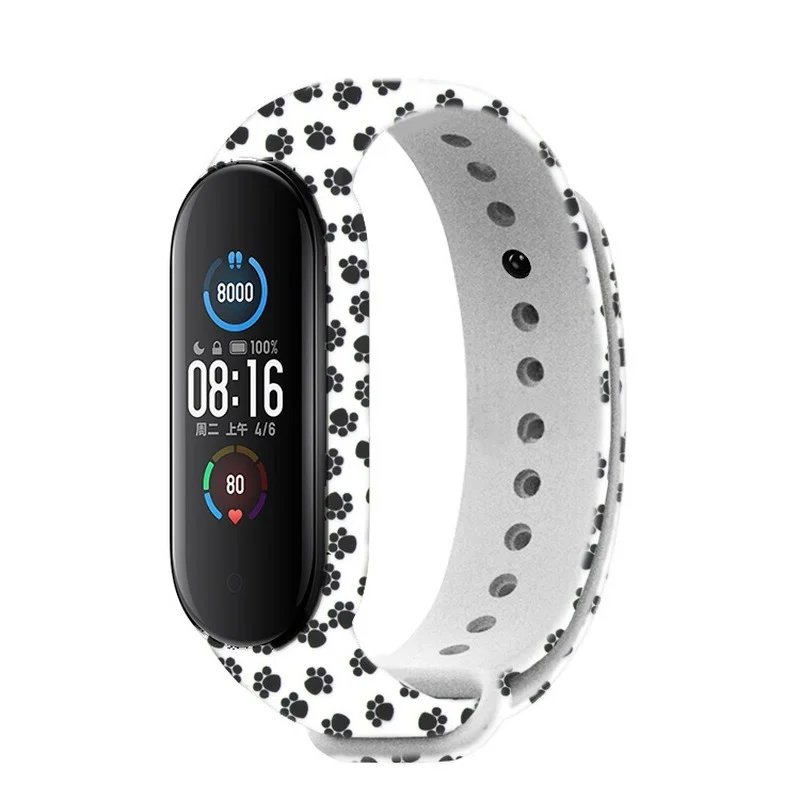 Correa de silicona para Xiaomi Mi Band 5, 4, 3, repuesto de pulsera, Color de muñeca