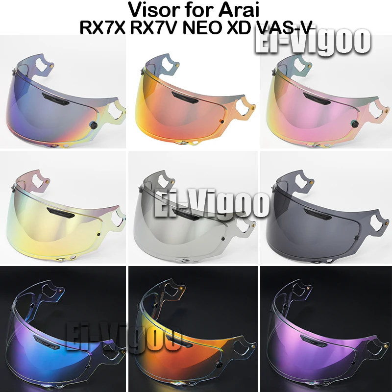 Lente da viseira do capacete da motocicleta para arai RX-7X para RX-7X rx7x CORSAIR-X RX-7V VAS-V anti-uv anti-nevoeiro viseira lente acessórios