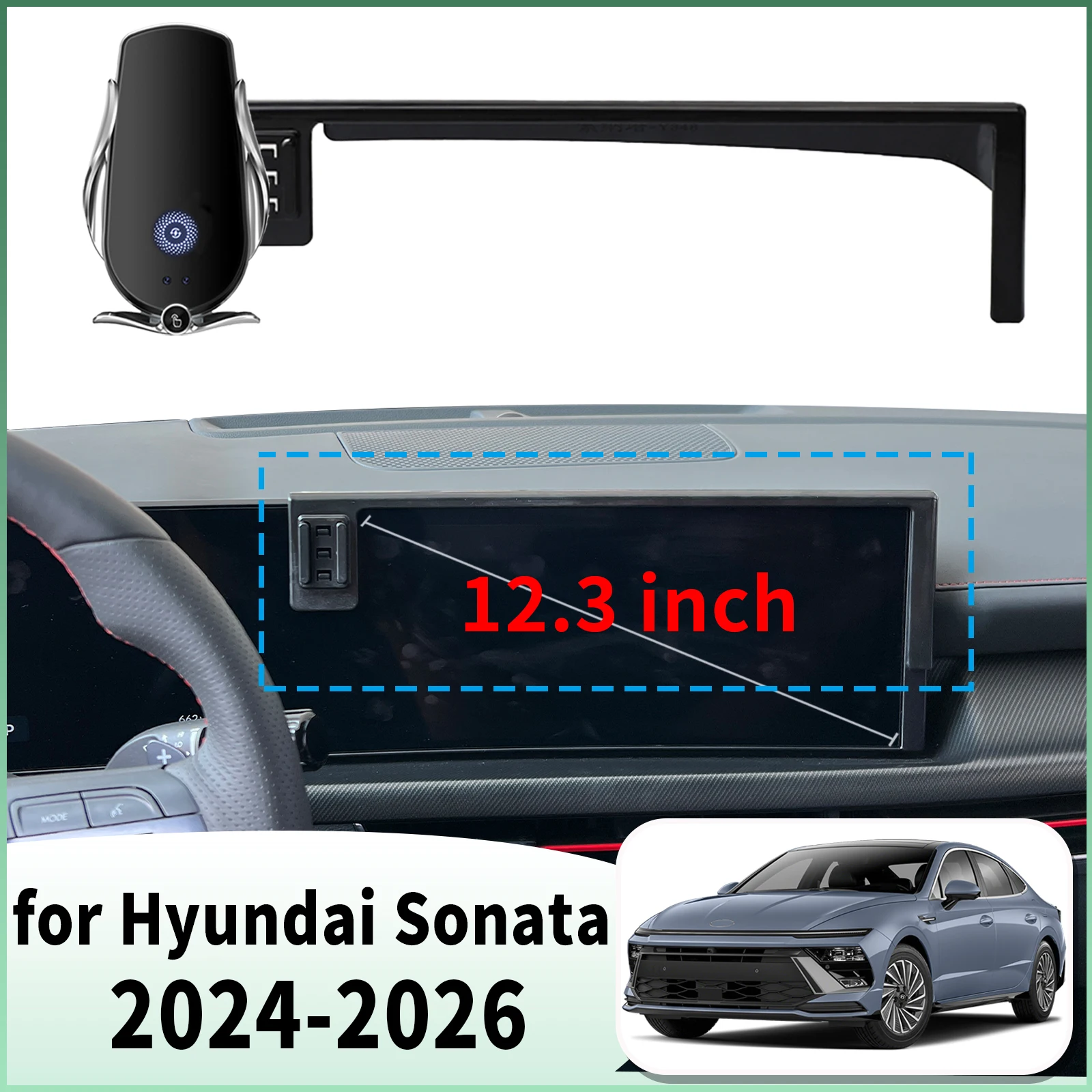 

fit for Hyundai Sonata 2024 2025 2026 N-line Specific Dashboard Navigation Phone Holder Mount Design Car​​ accessoires