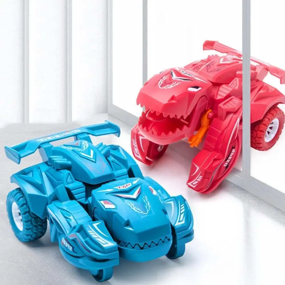 Toy Pull Back Car Gifts Stunt Car Toy Transformer Dinosaur Car Dinosaur Robot Car Toy Deformation Car Dinosaur Deformation Car