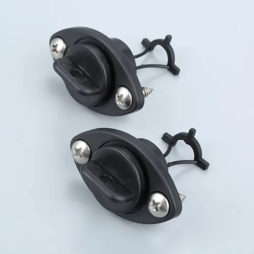 Tapones de drenaje universales para Kayak, tapón con 4 tornillos para bote, canoas, barcos, detener la filtración de agua y drenar el agua, 2 unidades