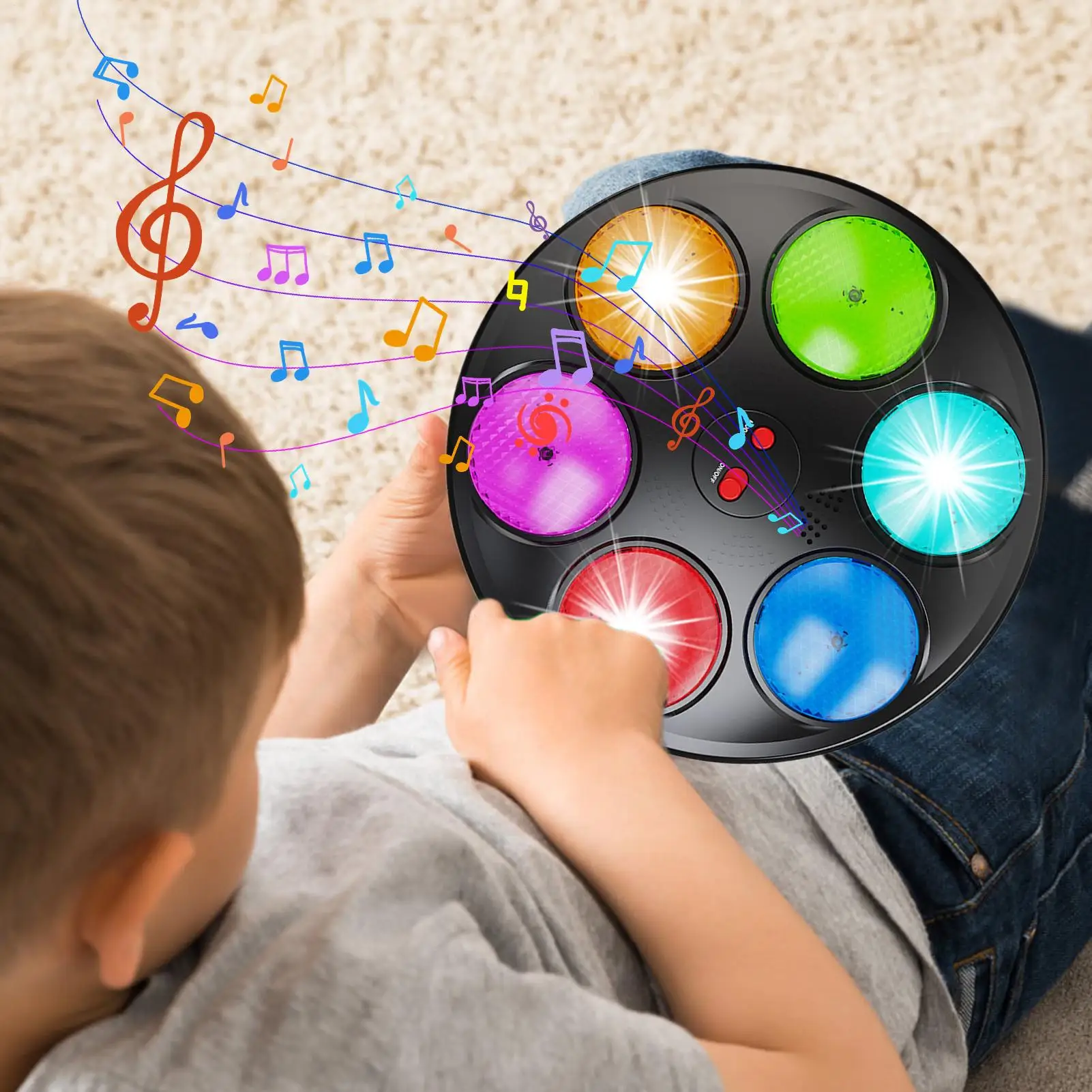 Giocattoli martellanti per bambini Whack Attack Moles Gioco da tavolo Giocattolo educativo leggero per ragazzi Ragazze Apprendimento precoce Famiglia del bambino