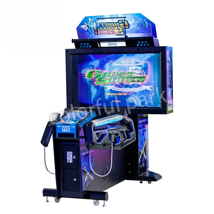 لعبة أركيد الرماية الملونة في الحديقة، آلات ألعاب الرماية الداخلية للاعبين