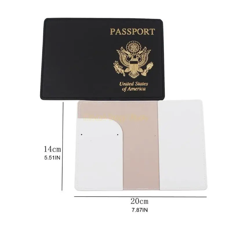 X90d tragbarer USA Reisepasshalter PU Leder -Kartenabdeckung für Case Protector