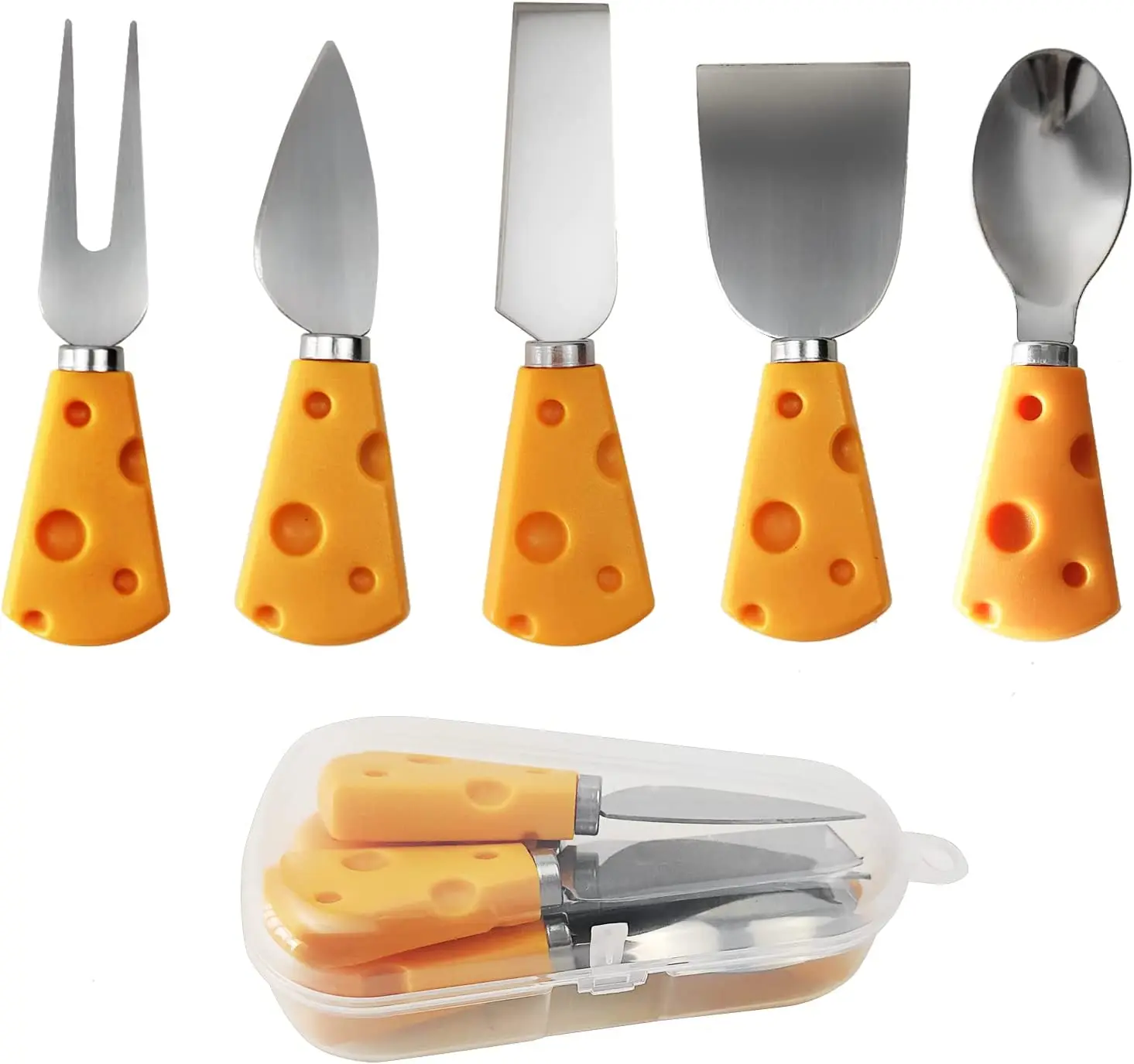 

Cheese Knife Set Fruit Fork Household Tableware Cake Dessert Fork Cute Home Kitchen Creative Utensils Sets Cut Cheese Bread Cake