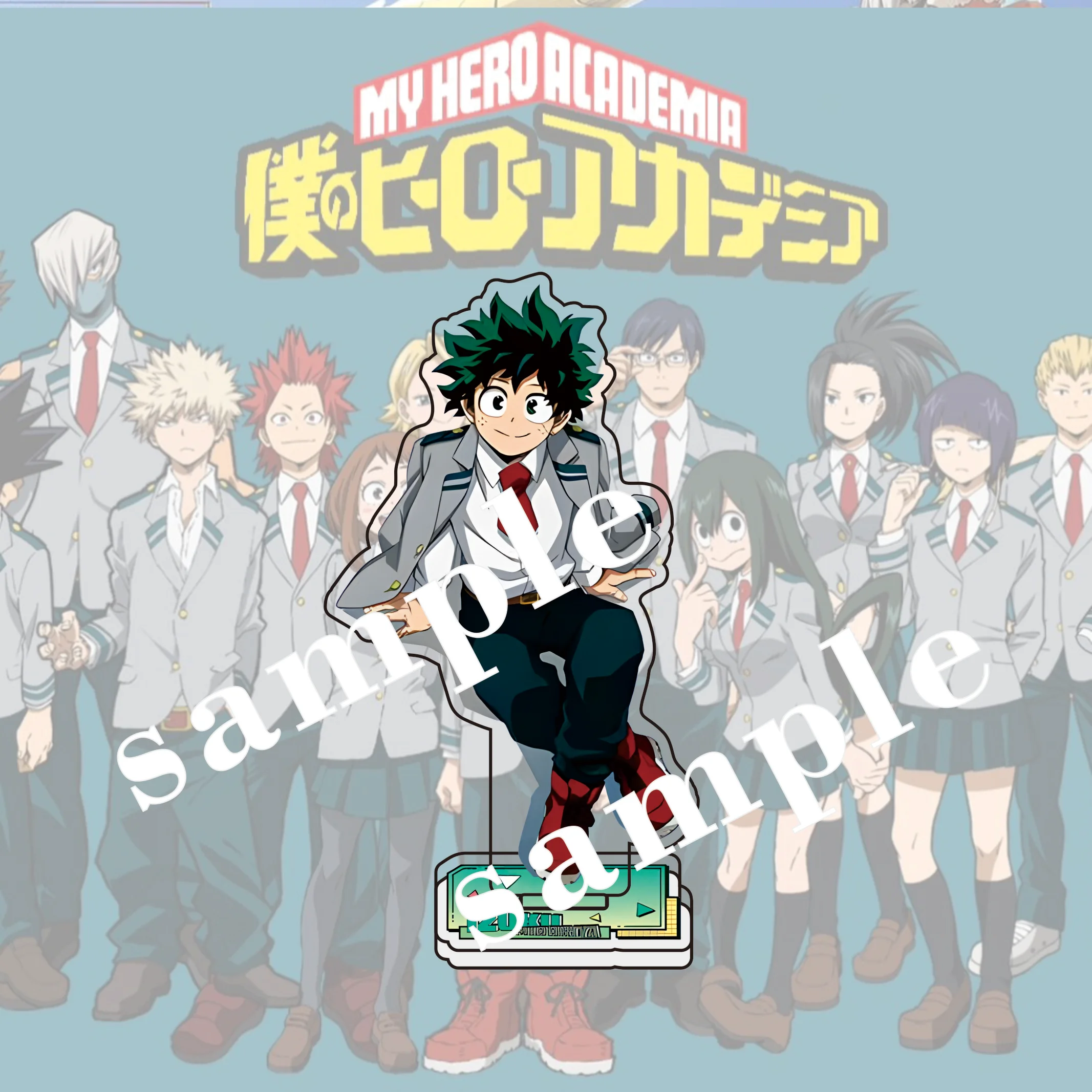 My Hero Academia Sitting Pose Acrylic Standee – Anime Character Bench Series Display Figure, Desktop Collectible Gift for Fans