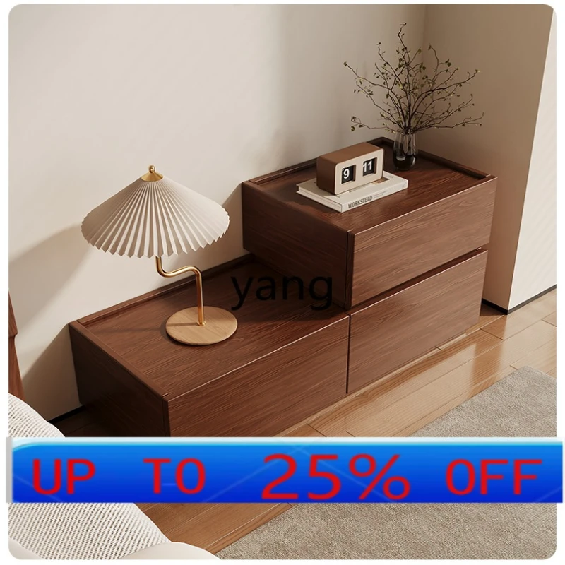 LH  solid wood bedside table living room storage wall drawer locker oak three four six chest cabinet