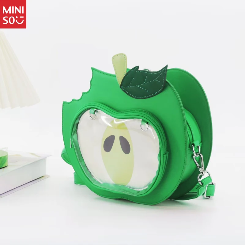 Miniso 2025 Apple Ita Bag, Spacious Display Backpack for School & Commute