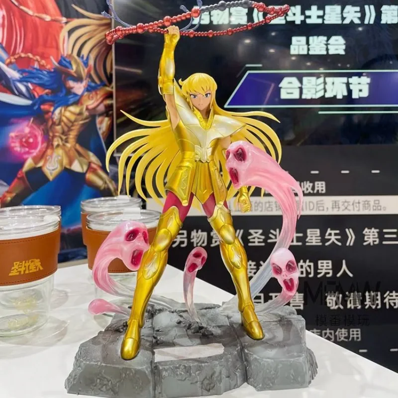 New Bntsh Ichiban Kuji Anime Figure Saint Seiya Virgo Shaka Leo Aiolia Scorpio Milo Pvc Action Figures Model Toy Gifts Ornament