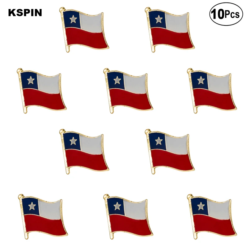 Chile Flag Lapel Pin Flag badge Brooch Pins Badges