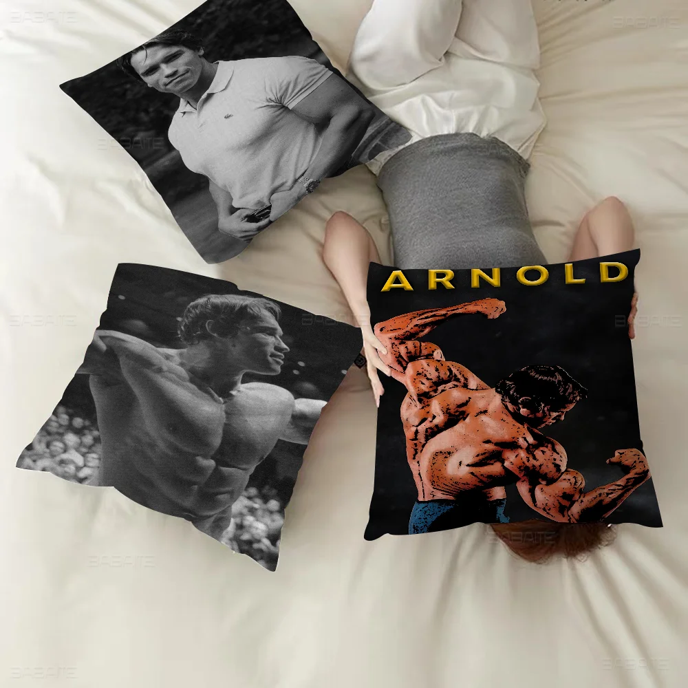 

Arnold Schwarzenegger Fitness Decorative Room Aesthetics Pillow Case Home Decor Bedroom Sofa Bed Couch Pillow Cover 45x45