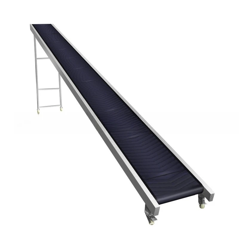 Small lifting assembly line express sorting conveyor belt loading and unloading conveyor