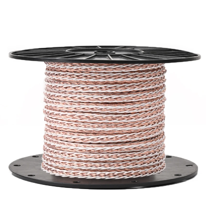 HiFi 16 Strands High Quality OCC Bulk Speaker Cable for Hi-End Power Cord For Amplifier CD DVD Player  Hifi Audio DIY Wire