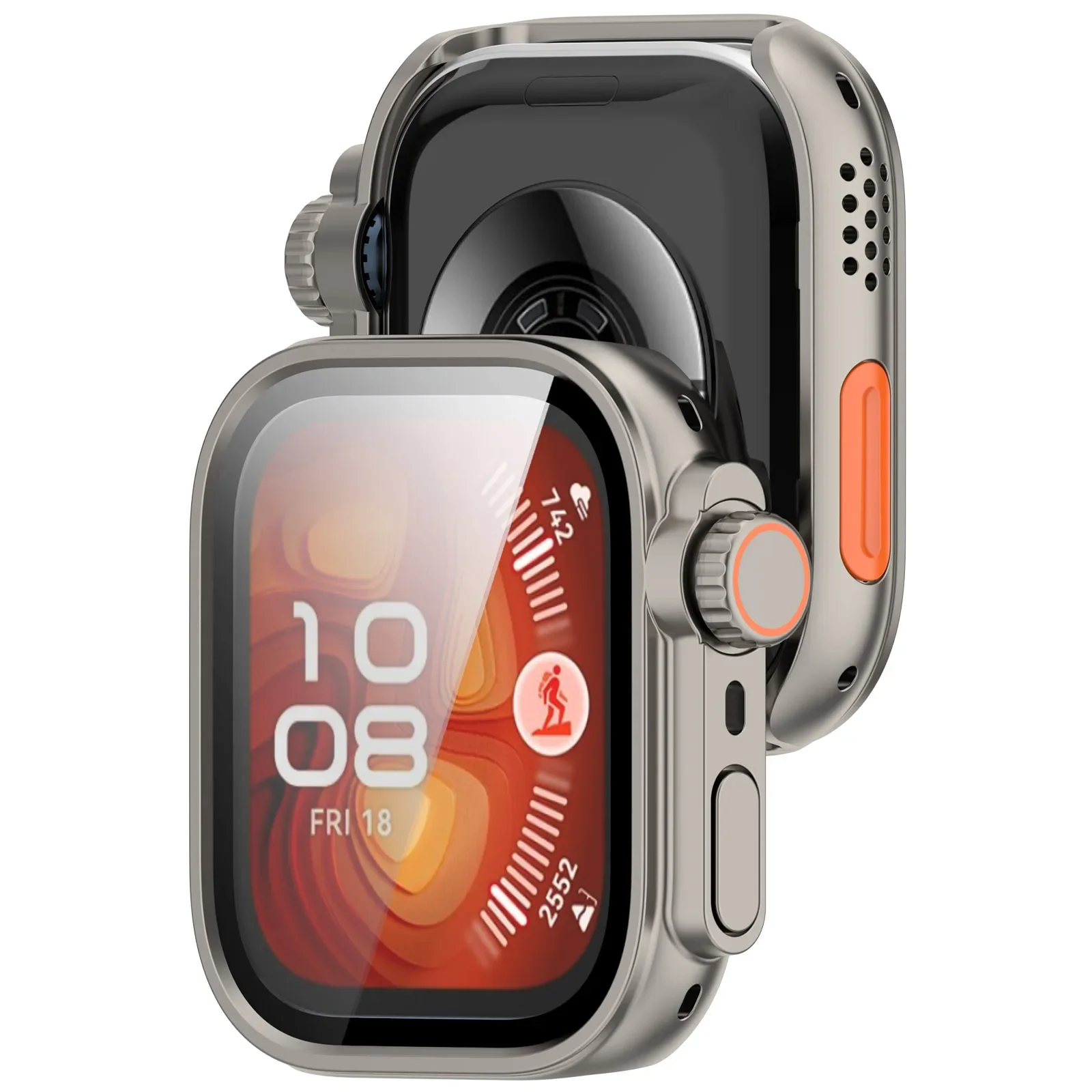 Caja cambiada a Ultra Watch para Huawei Watch Fit 4Pro/4/3, carcasa protectora de pantalla + cristal para Huawei Fit4 Pro/4/3, actualización a Ultra 2