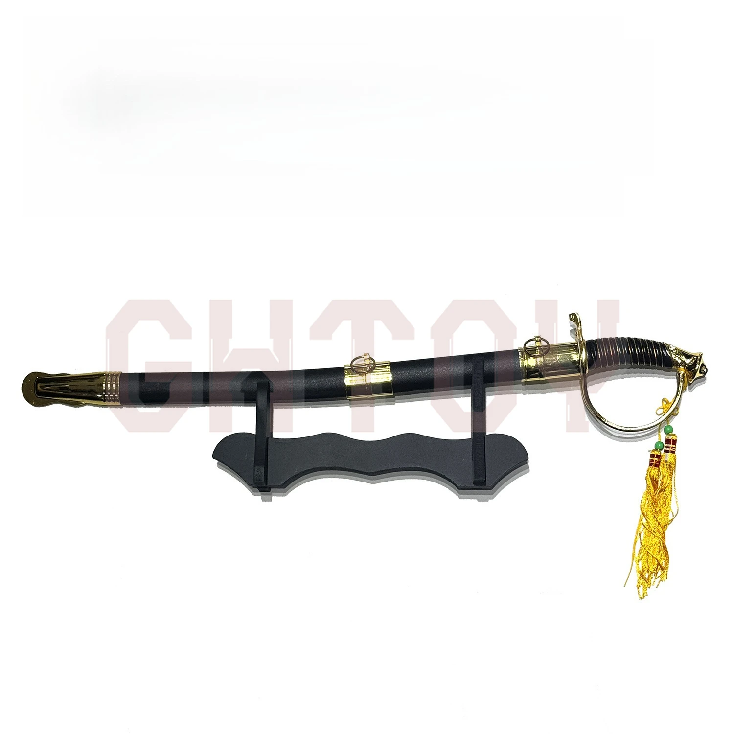 

60cm European and Western Command Swords Uncut Blade Weapons Model Desktop Display Ornaments Collection Birthday Gift for Boys