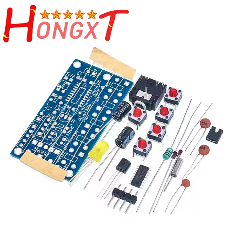 DIY Electronic Kits Wireless Stereo FM Radio Receiver Module PCB 76MHz-108MHz DC 1.8V-3.6V