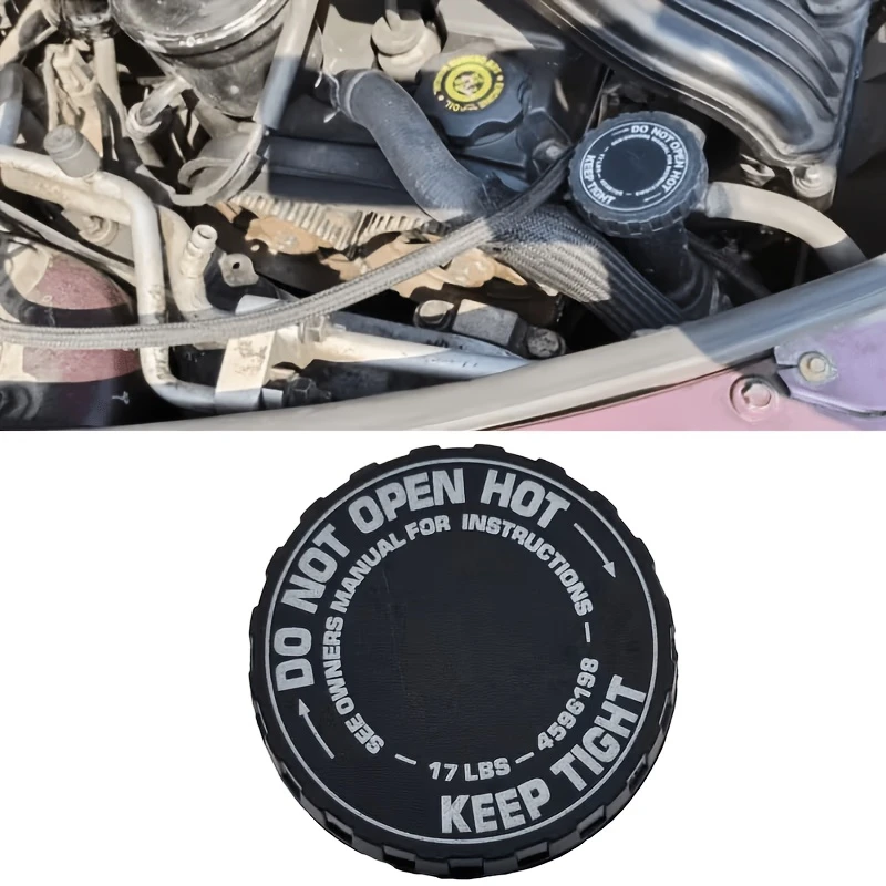 1pc Car Radiator Cap Coolant Cap 4596198 04596198 55116897AA For Chrysler 300 Jeep Compass Dodge Ram Charger