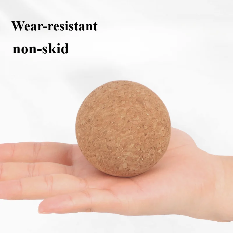 Kork Massage Ball Rücken massage Fuß massage gerät Yoga Ball Spannung Release Therapie myofasziale Ball Fuß entspannen Muskeln Trigger punkt