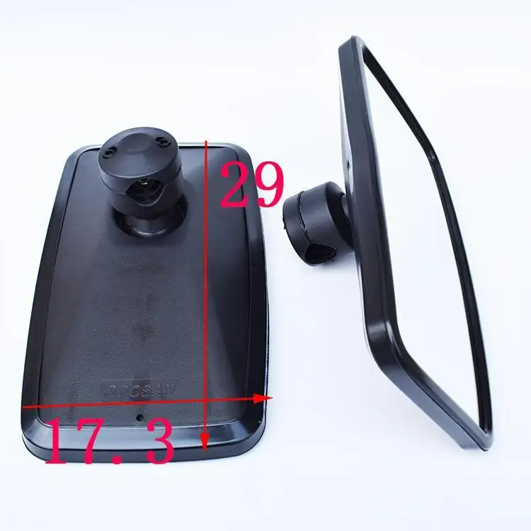 1PC Doosan Wheel Excavator DX55 60 80 150 210 215 Mirror Reflector Reverse