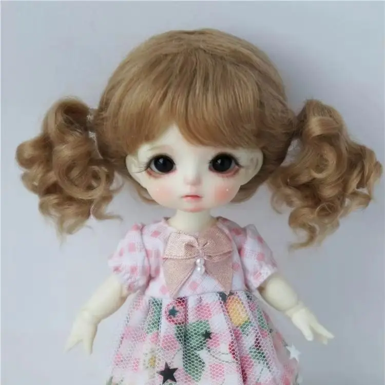 

Лучшие все размеры, милые мохеровые парики BJD, мягкие волосы для 5-6 дюймов, 6-7 дюймов, 7-8 дюймов, 8-9 дюймов, 9-10 дюймов, аксессуары OB11 YOSD MSD DOll