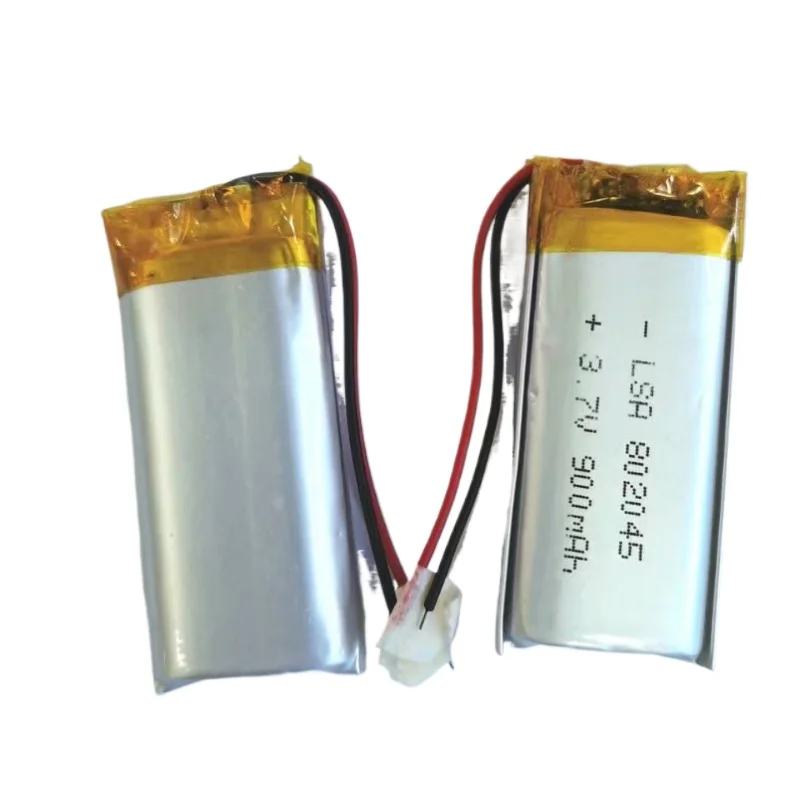 5pcs 3.7V 800mAh 802045 Lipo Polymer Lithium Rechargeable Battery for MP3 GPS DVD Bluetooth Recorder Headset Camera Smart Watch