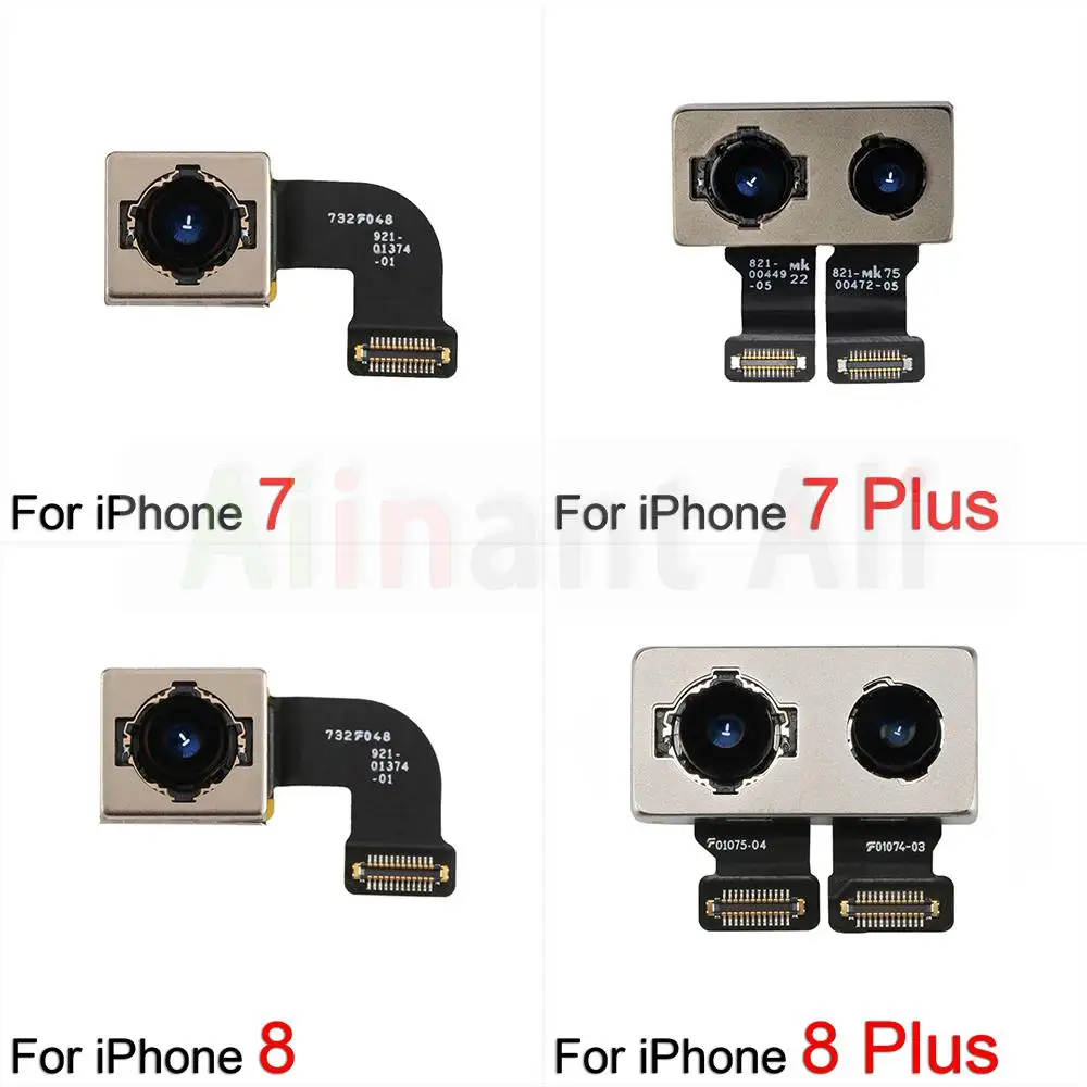 AiinAnt 100% Test orijinal arka kamera ana arka kamera Flex kablo iPhone telefon yedek parçaları Back Rear Camera Flex For iPhone 11 X Xr Xs Max 6