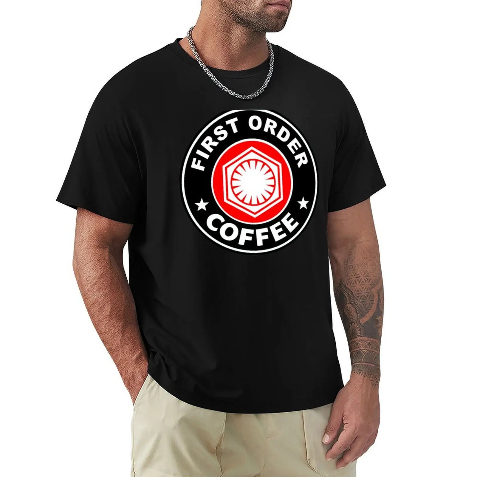 

First Order Coffee Red edition T-Shirt cotton graphic tees anime t shirts fruit of the loom mens t shirts