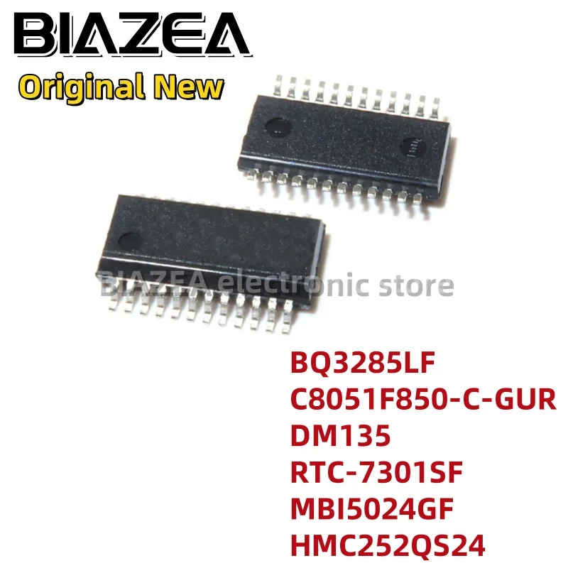 1piece BQ3285LF C8051F850-C-GUR DM135 RTC-7301SF MBI5024GF HMC252QS24 SSOP24