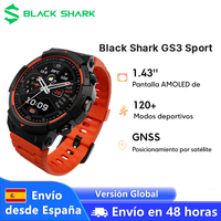 Global Version Smart Watch Black Shark Gs3 Sport 1.43'' Amoled Screen 18 Day Battery Life 5Atm Gnss