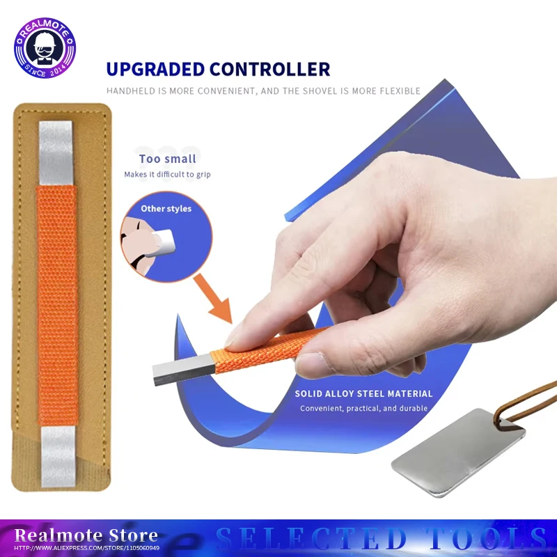New Car Polishing Scraper Tool Upgraded Design Paint Repair Varnish Removal Hard Surface Stain Dust Cleaner Durable ABS+Rubber C