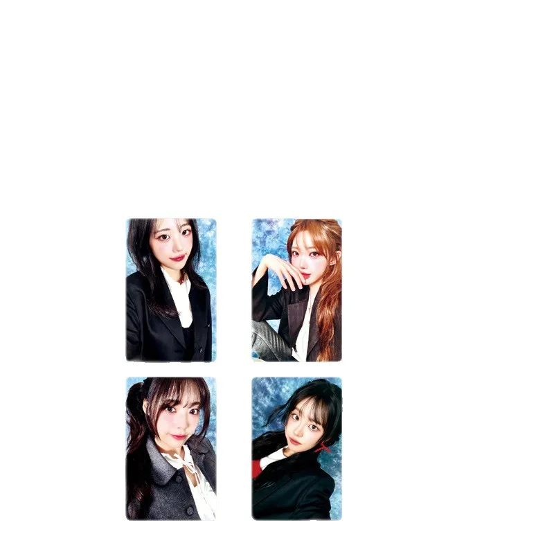 Álbum de fotos KPOP QWER Born 2 Rock, tarjetas fotográficas de alta calidad, estilo INS, impresión de doble cara, tarjeta LOMO, tarjetas LOMO Chodan Magenta