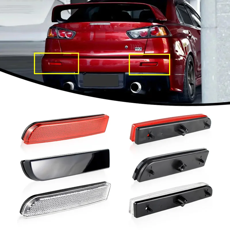 2Pcs Rear Bumper Reflector Cover Housing 8355A040,8355A039 For 08
