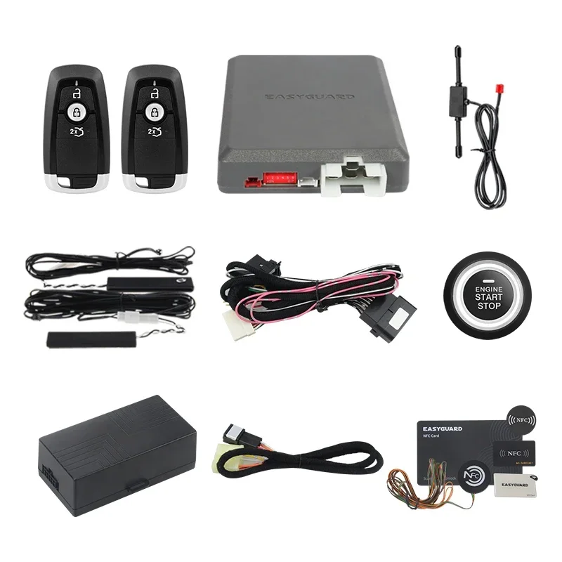 EASYGUARD PKE Remote Starter Fit for Kuga / Territory / Edge/ S-max/ Fusion/ Passive Keyless Entry NFC