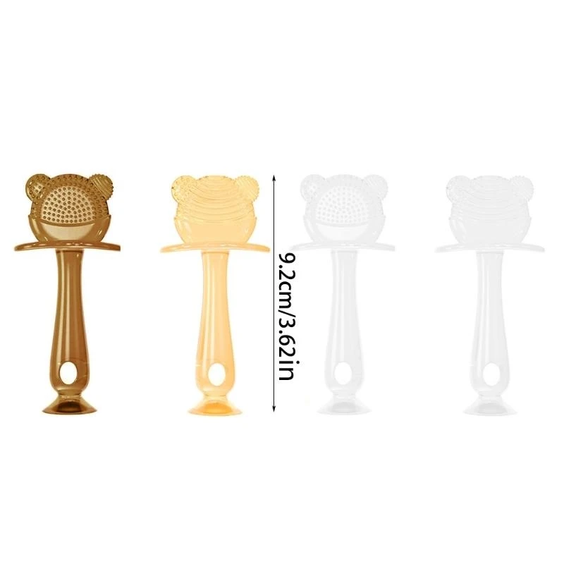 J15U gryzak dla dziecka zabawka do karmienia ząbkowanie nowonarodzona zabawka do żucia trzonowego silikonowy gryzak