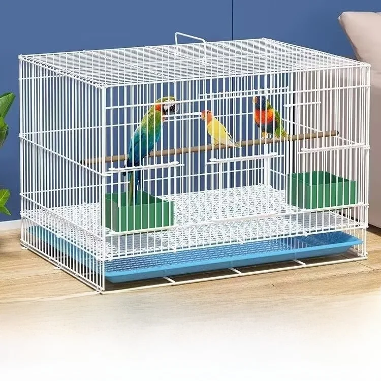 Extra Large Parrot Cage Birdcage with Encryption Reproduction Design Full Set Stacking for Home Use Suitable for Canaries And...