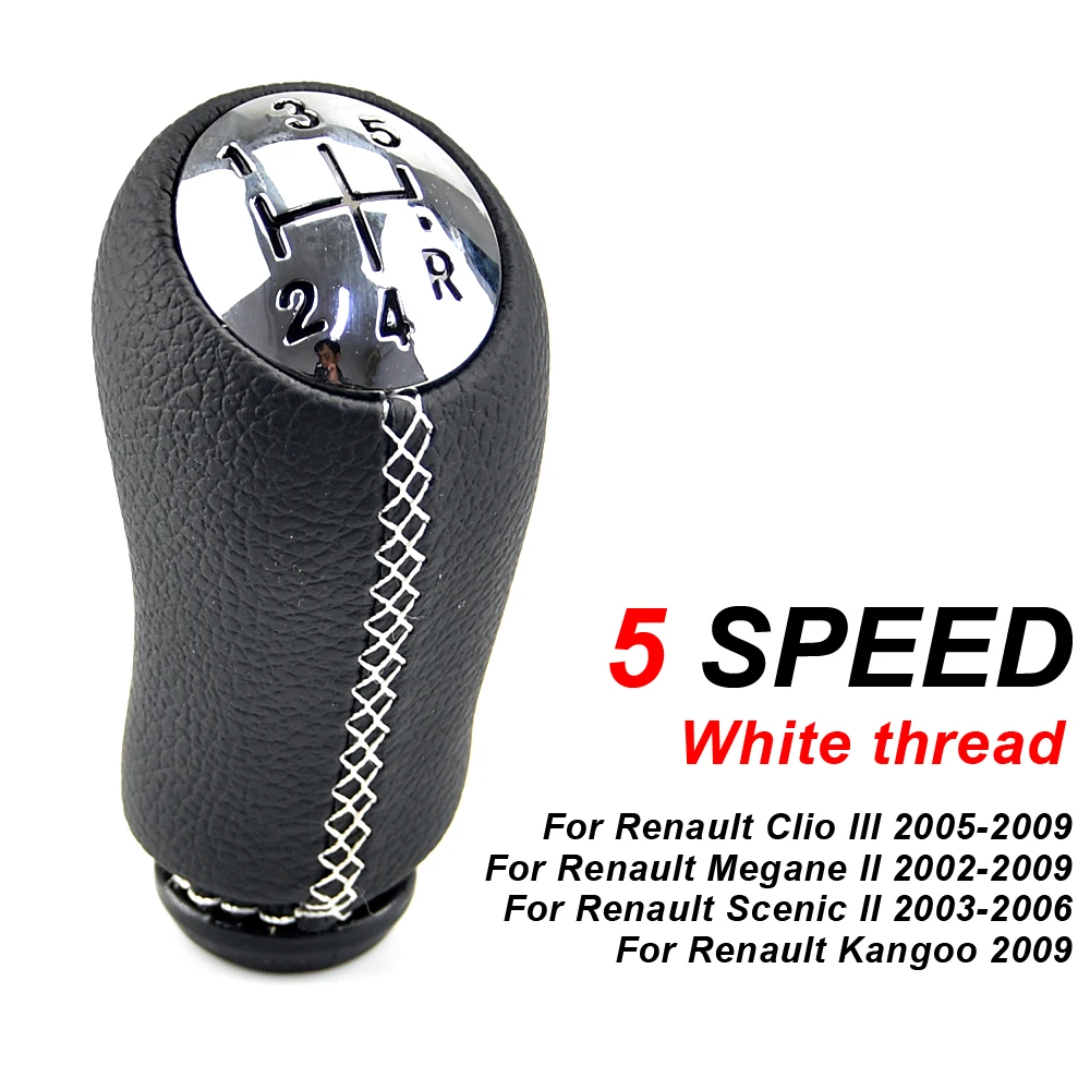 Fit Voor Renault Clio III 2005-2009 Megane II 2002-2009 Scenic II 03-06 Kangoo 2009 5 Speed Handleiding Auto Pookknop Auto Stylin