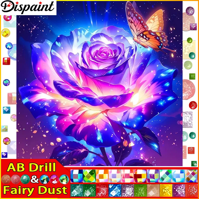 Dispaint Fairy Dust AB 5D Diy Diamond Painting Cross Stitch 