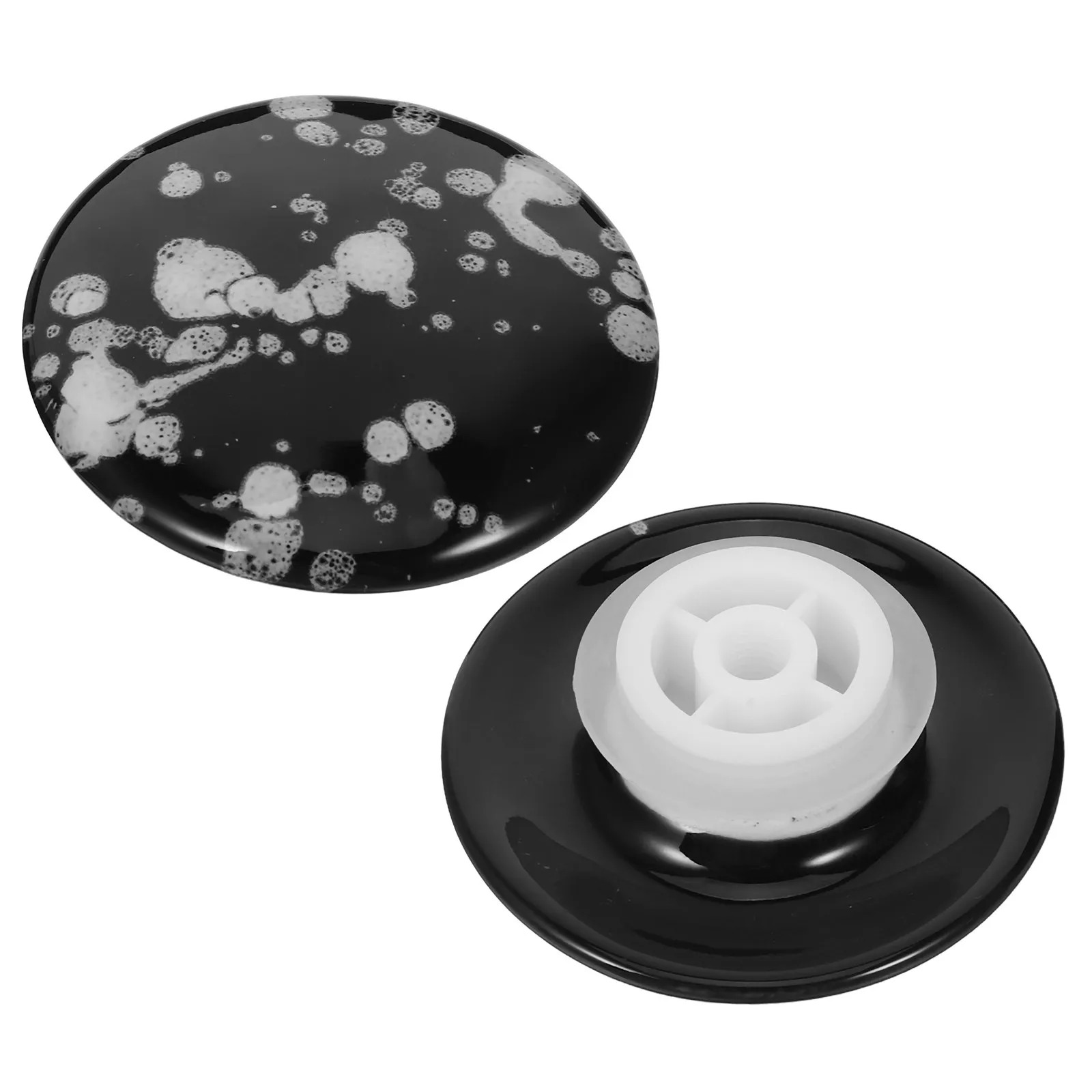 2 Pcs Silicone Sink Drain Stoppers Basin Drain Plug Bathroom Waste Sink Cover Stopper Replacement For Push-Seal Drain Assembly