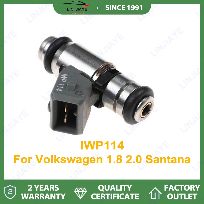 1/4 Uds válvula de inyectores de combustible IWP114 para VW Golf Parati Saveiro GIII 1,8 (gasolina) 00- Quantum Santana 1,8 (Mi - gasolina) 00-