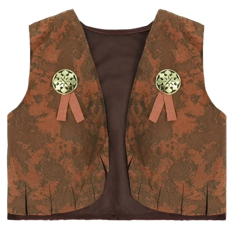 فساتين أزياء رعاة البقر للهالوين للأطفال البنات أزياء راعية البقر الغربية للأطفال فستان حفلات الحدث MN1