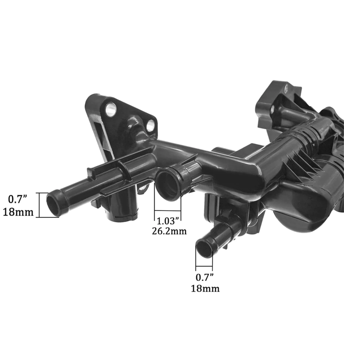 25620-3CAA0 Thermostat Housing for 10-17 Hyundai Kia Azera Santa Fe Cadenza Sedona Sorento 2.0L 3.3L 3.5L 256203CAA0