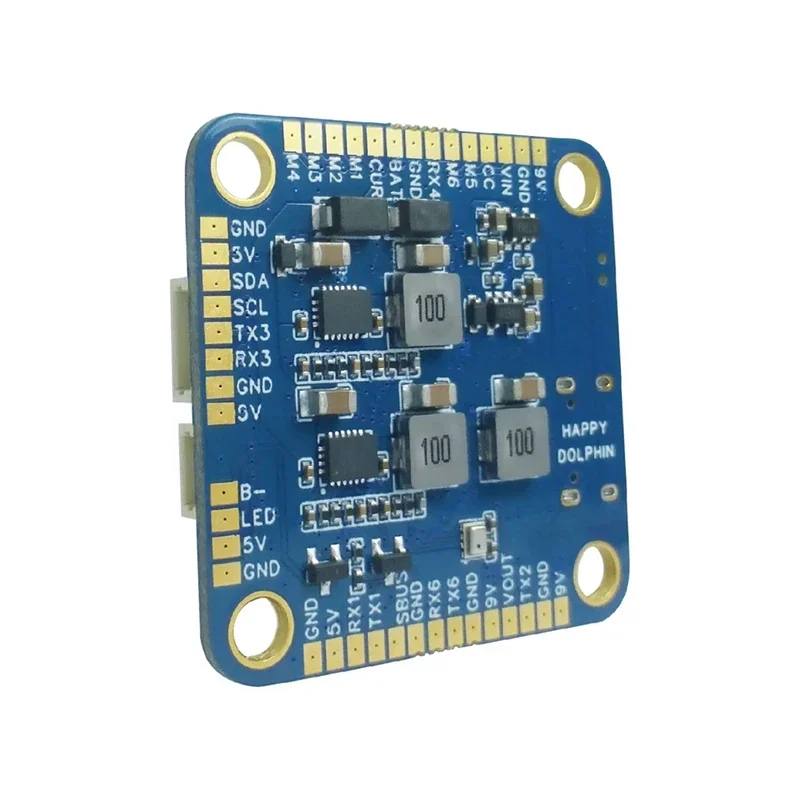 BAYCK DOLPHIN Flight Controller FC Betaflight AT32 F435 9V3A/5V3A Dual BEC For RC FPV Freestyle Racing Drone Quadcopter BAYCKRC