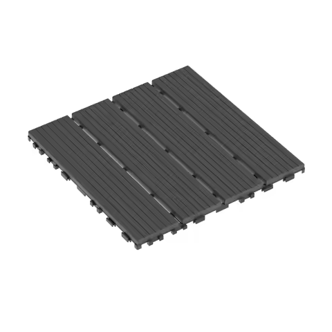 Plastic Interlocking Deck Tiles,44 Pack Patio Deck Tiles,12"x12" Square Waterproof Outdoor All Weather Use, Patio Decking Tiles