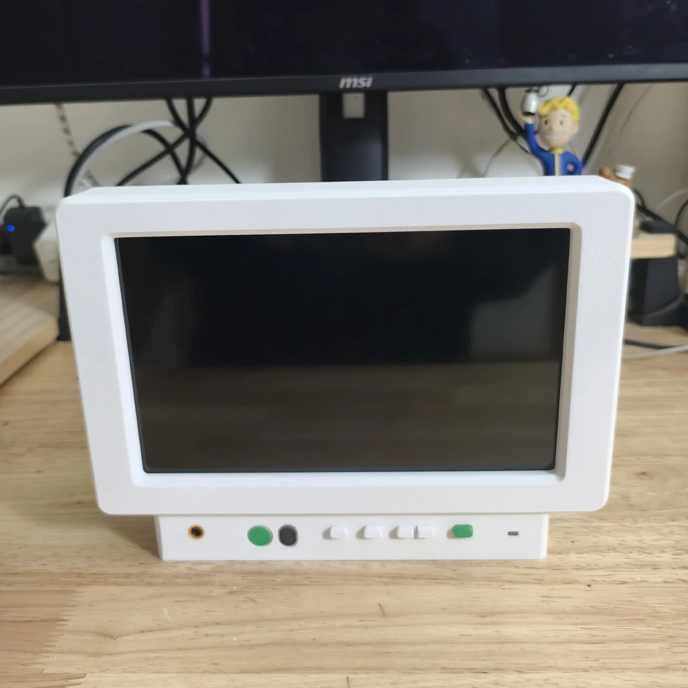 NTSC Retro-Style CRT TV Monitor A 10.1-inch LCD Screen Compatible with PS 1–PS 3 and Universal HDMI Devices