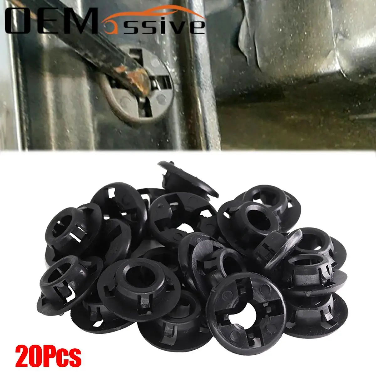 20pcs Car Clips Hood-Support Rod Grommets Fasteners For Toyota Corolla Matrix Tacoma 9008048064 90480-15034