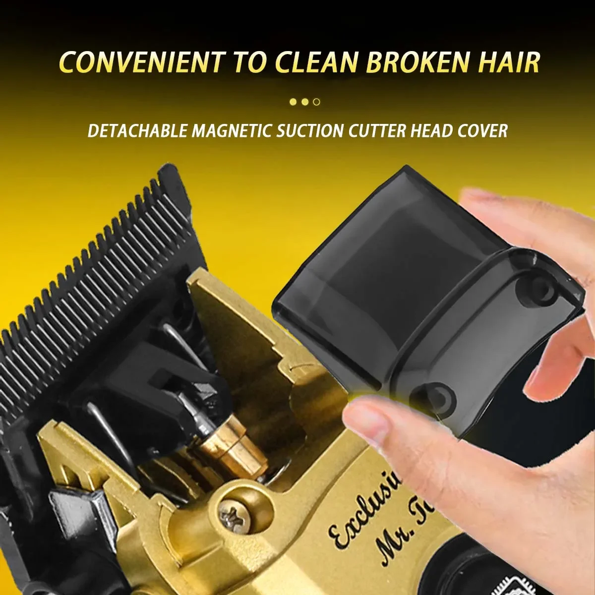 11500RPM kemei km 90 4 メンズバリカン 10 ワットブラシレスモーター DLC ブレードベース充電器プロフェッショナルヘアカットマシントリマー